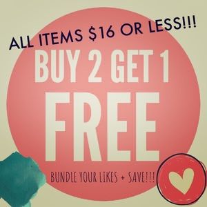 🌈BUY 2 • GET 1 FREE!!! 💸 (any items $16 or less)